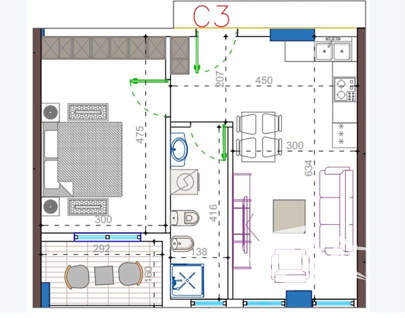 Prodej bytu 2+kk 52 m², Golem – fotka 1 z 3