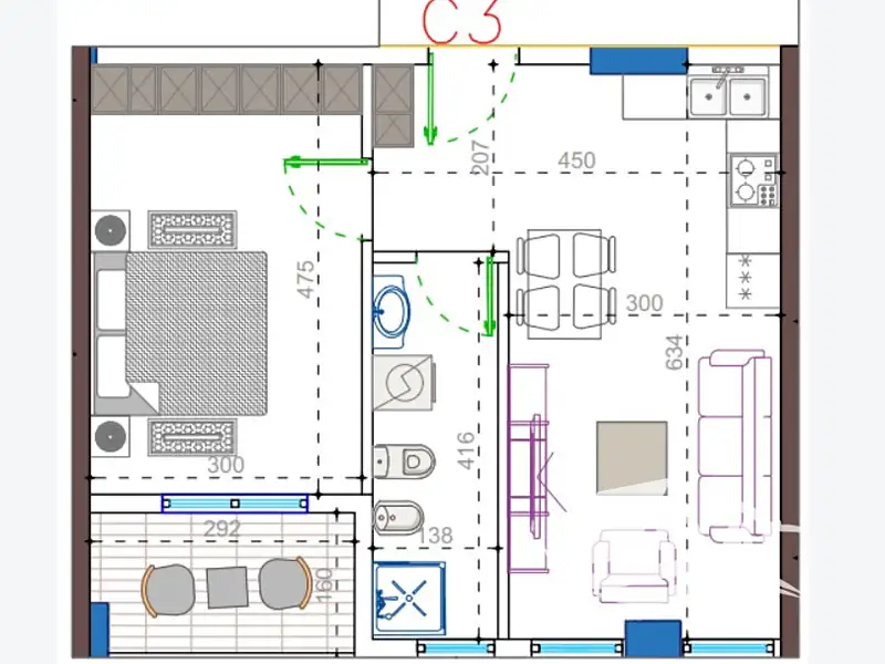 Prodej bytu 2+kk 52 m², Golem – náhled fotky 1