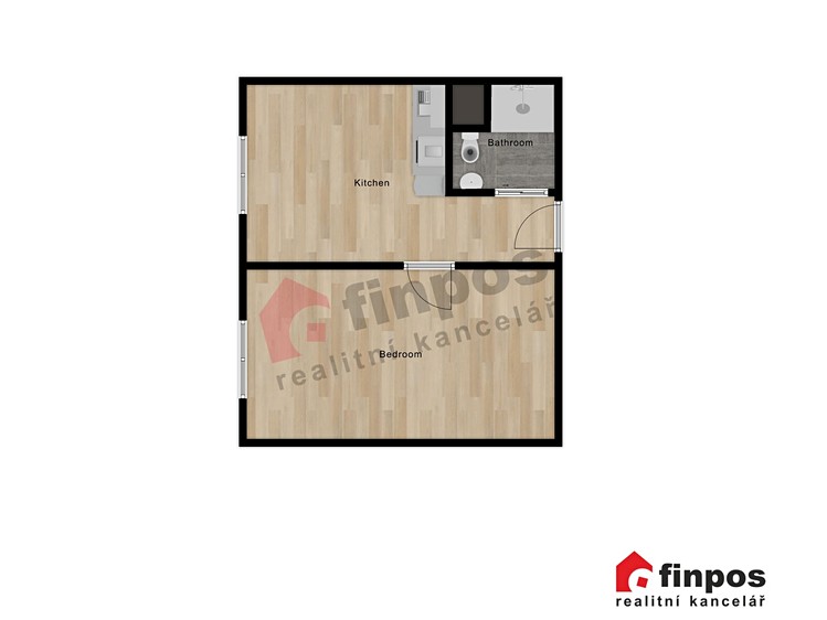 Wohnung 1+1 zur Miete, 37 m² (8 von 11)