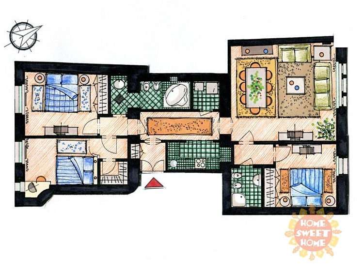Квартира 4+1 в оренду, 100 м² (13 з 13)