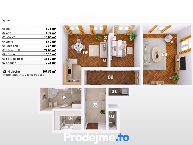Квартира 3+kk в оренду, 110 м² (29 з 29)