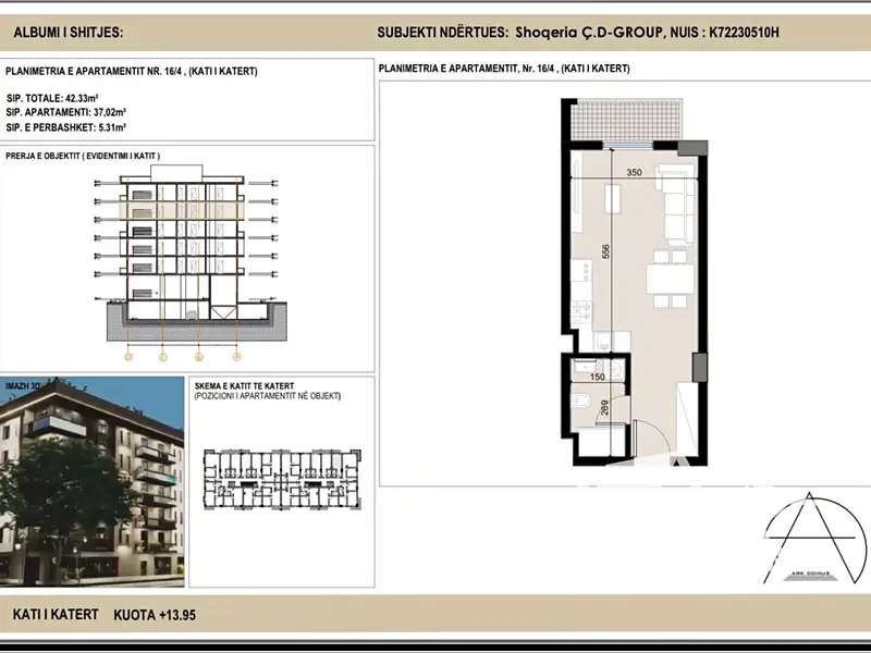 Prodej bytu 1+kk 37 m², Golem – náhled fotky 1