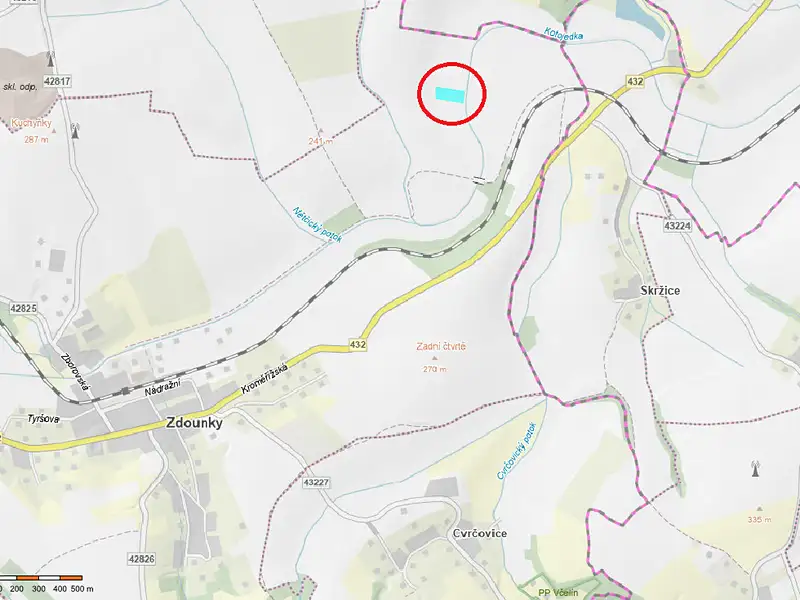 Prodej pole 6910 m², Zdounky – náhled fotky 1