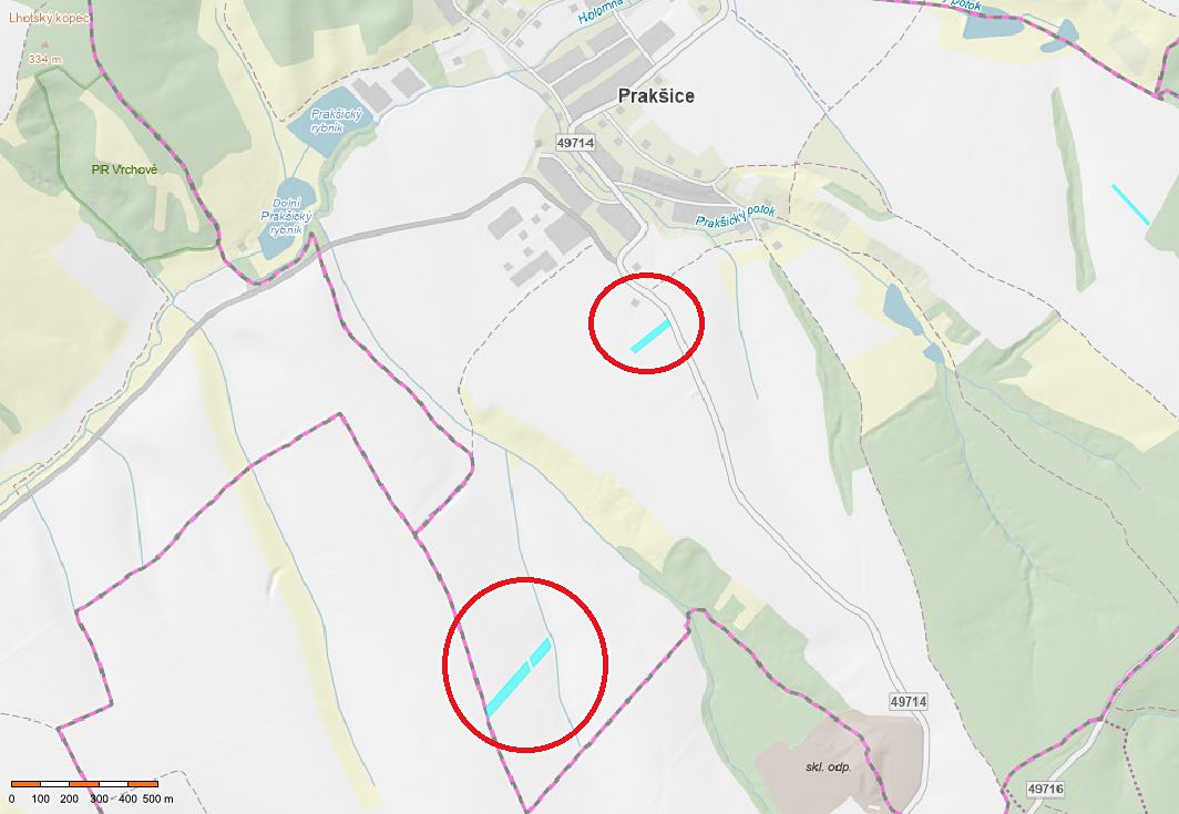 Prodej pole 14984 m², Prakšice – fotka 1 z 3