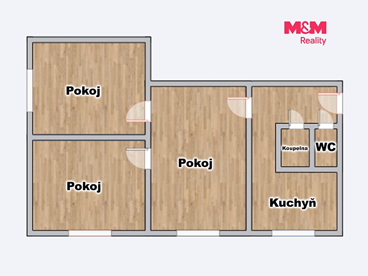 Квартира 3+1 на продаж, 68 м² (4 з 15)