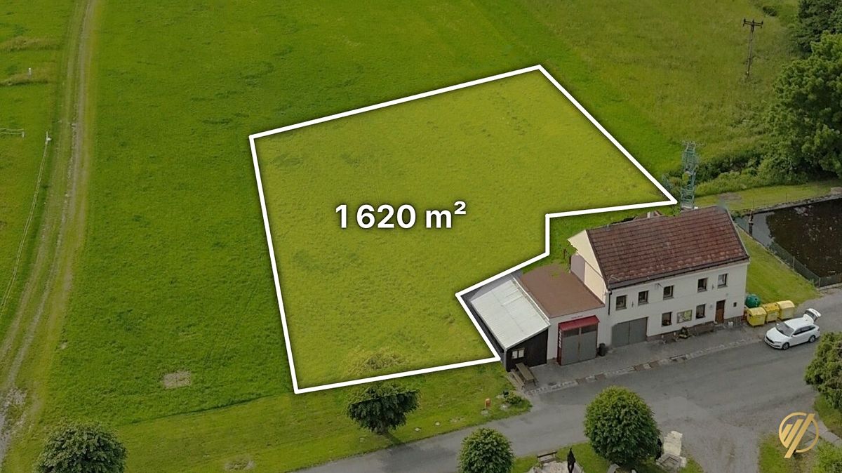 Prodej stavebního pozemku 1620 m², Podhradí – fotka 1 z 3