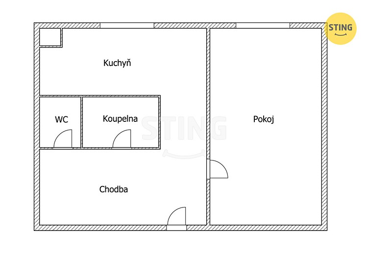 Квартира 1+1 в оренду, 38 м² (23 з 23)