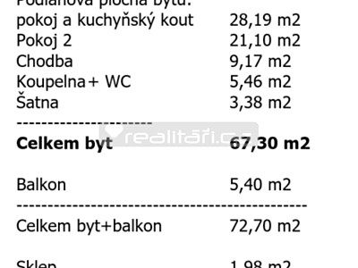 Prodej bytu 2+kk, 67 m² (3 z 21)