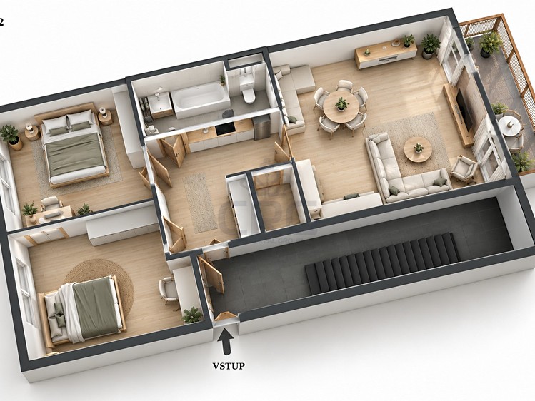Prodej bytu 3+kk, 99 m² (55 z 78)