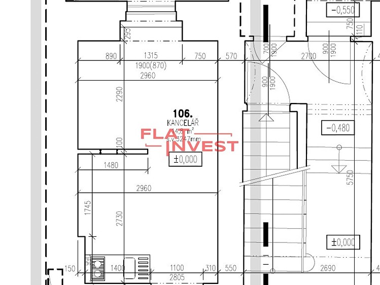 Pronájem komerčního prostoru, 21 m² (3 z 8)