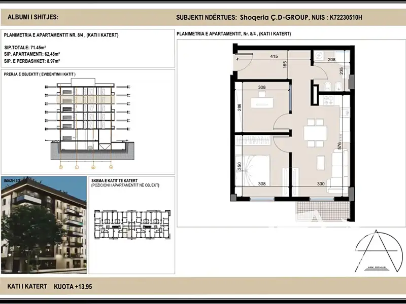 Prodej bytu 3+kk 62 m², Golem – náhled fotky 1