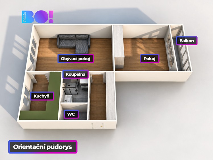 Prodej bytu 2+1, 52 m² (17 z 20)