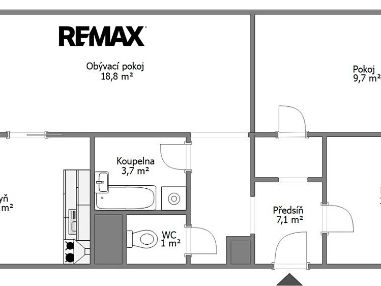Квартира 3+1 на продаж, 64 м² (2 з 22)