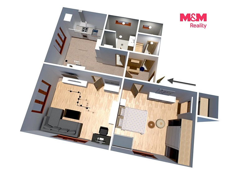 Квартира 2+1 на продаж, 61 м² (8 з 15)