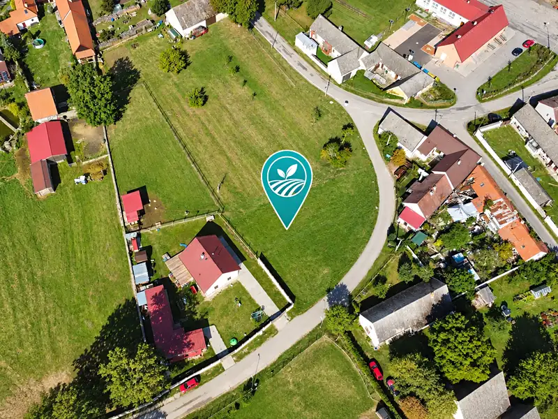 Prodej stavebního pozemku 1364 m², Drahov – náhled fotky 2