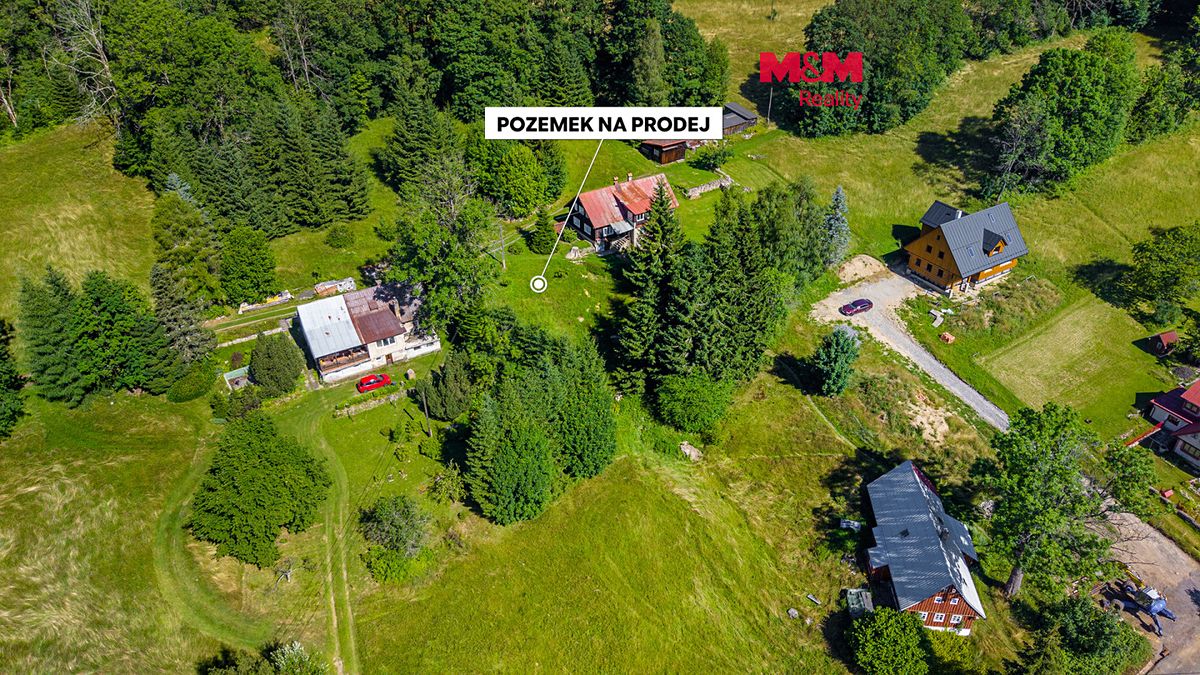 Prodej stavebního pozemku 826 m², Kořenov – fotka 1 z 3