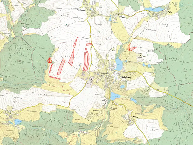 Prodej pole 50884 m², Bohdaneč – náhled fotky 2