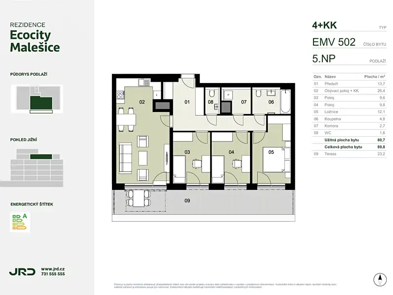 Prodej bytu 4+kk 90 m², Praha – náhled fotky 2