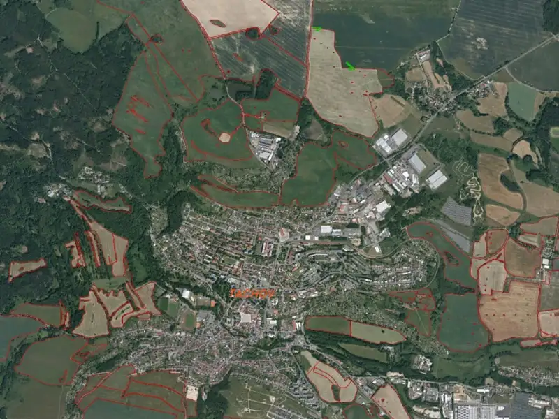 Dražba pole 200 m², Tachov – náhled fotky 2