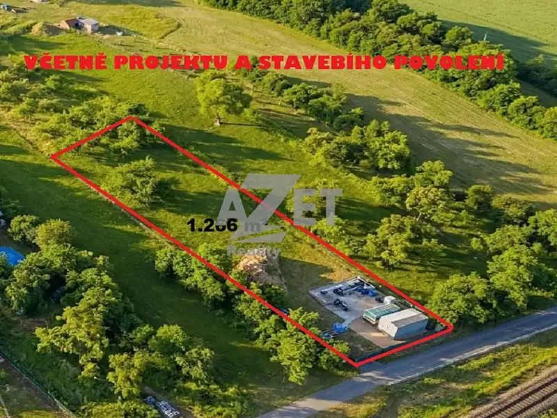 Prodej stavebního pozemku 1266 m², Police – náhled fotky 3