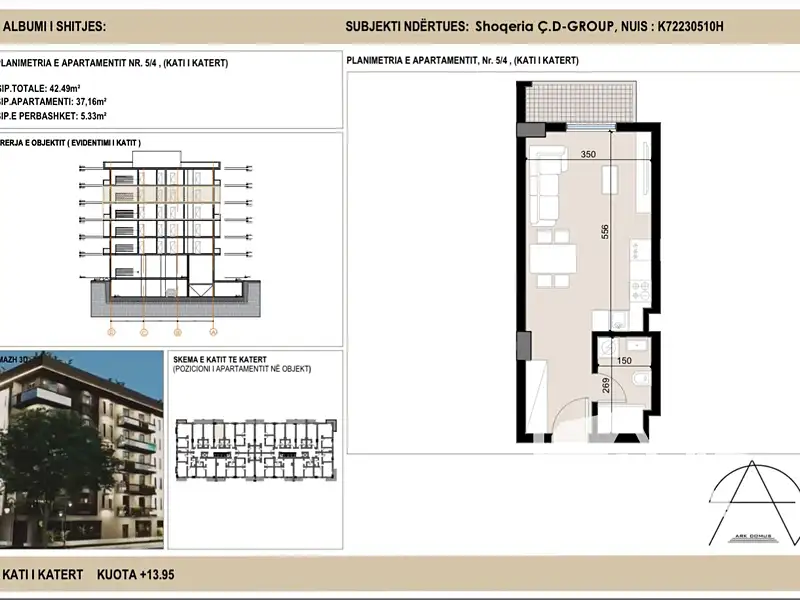 Prodej bytu 1+kk 37 m², Golem – náhled fotky 1