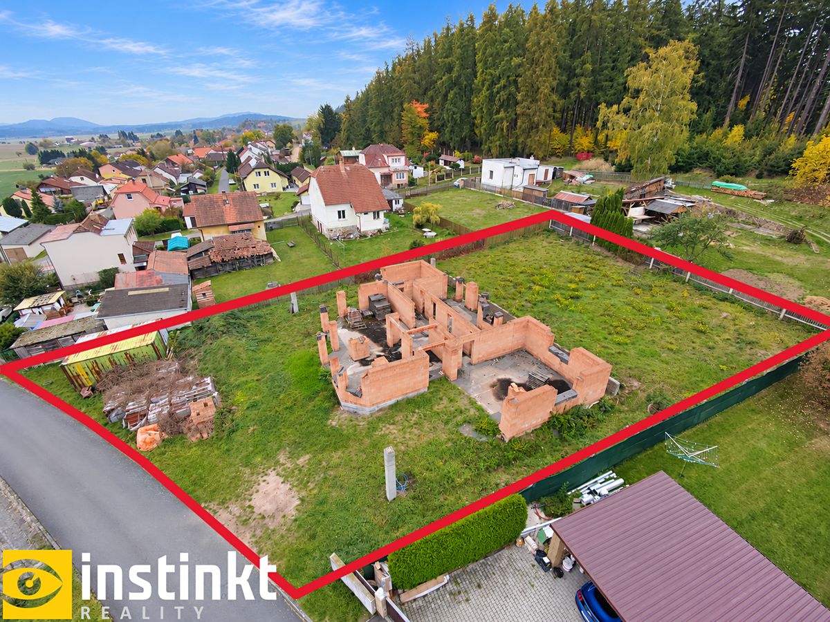 Prodej stavebního pozemku 1453 m², Těškov – fotka 1 z 3