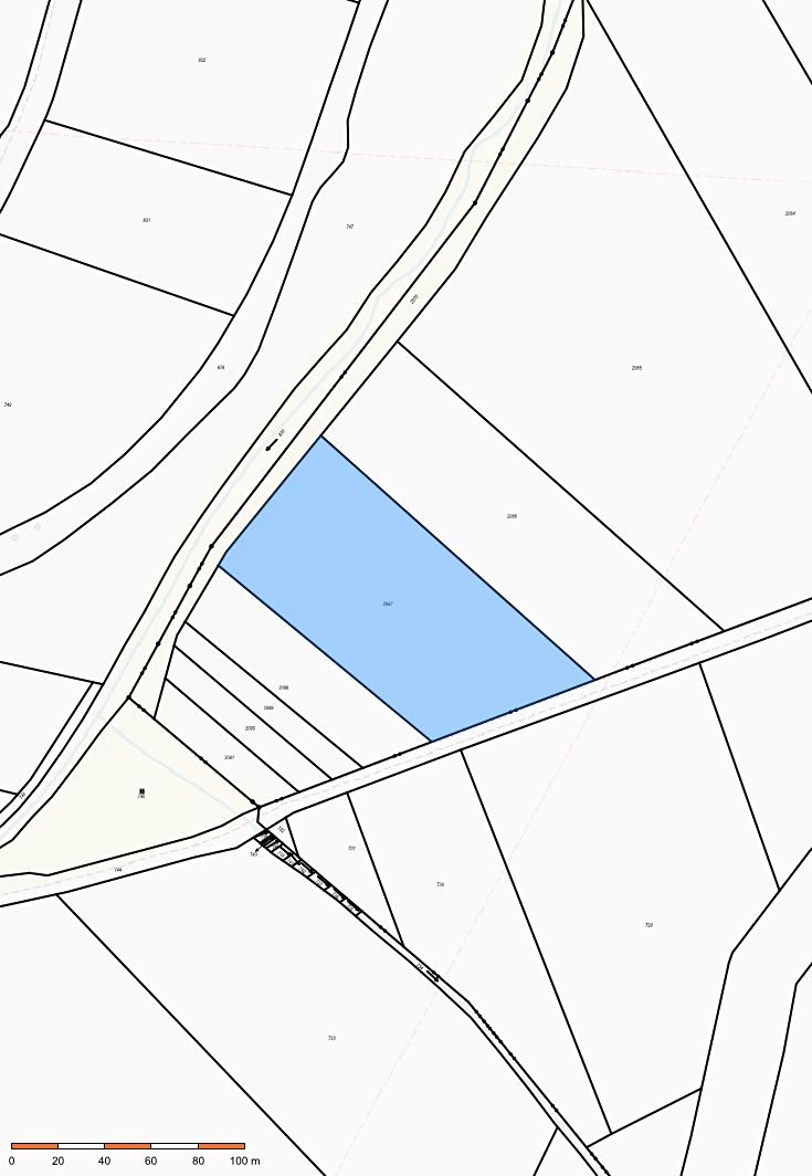 Prodej pole 4707 m², Libáň – fotka 1 z 3