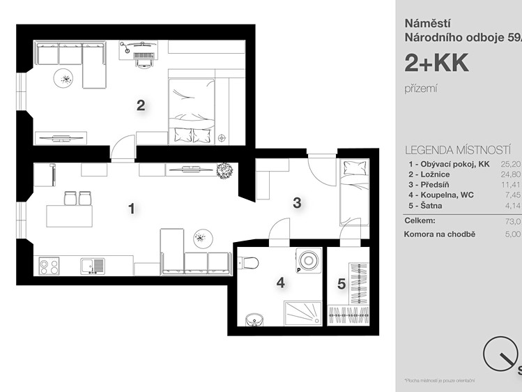 Prodej bytu 2+kk, 73 m² (11 z 18)