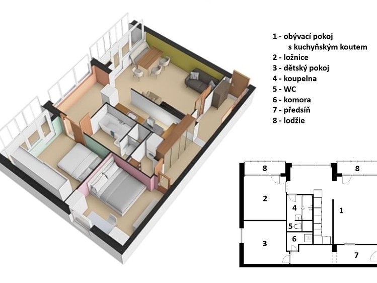 Квартира 3+kk на продаж, 72 м² (4 з 28)