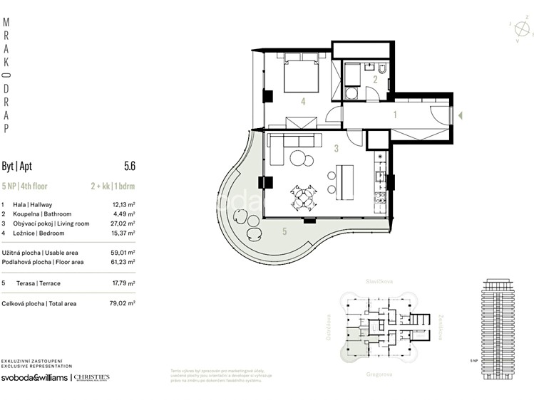 Prodej bytu 2+kk, 61 m² (5 z 5)