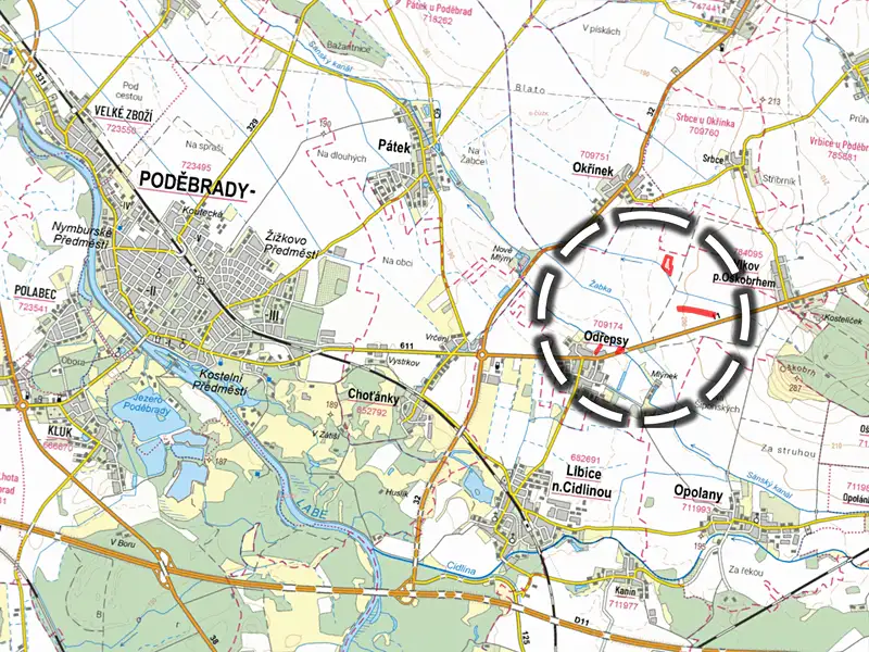 Prodej pole 31179 m², Odřepsy – náhled fotky 3