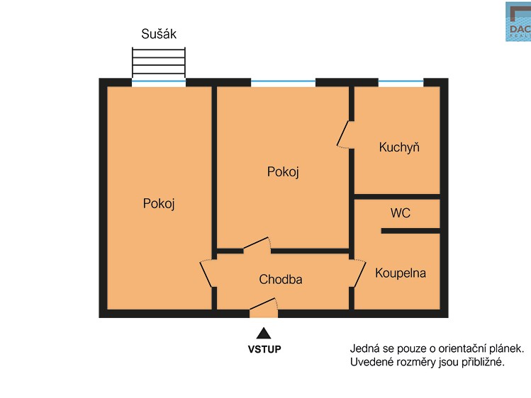 Pronájem bytu 2+1, 45 m² (12 z 12)