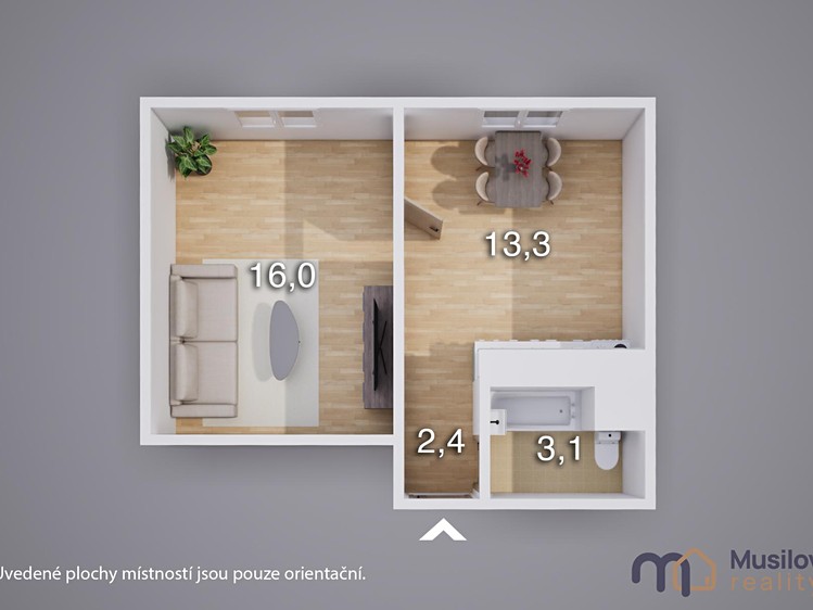 Wohnung 1+1 zum Kauf, 35 m² (14 von 21)