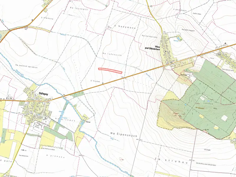 Prodej pole 13941 m², Odřepsy – náhled fotky 2