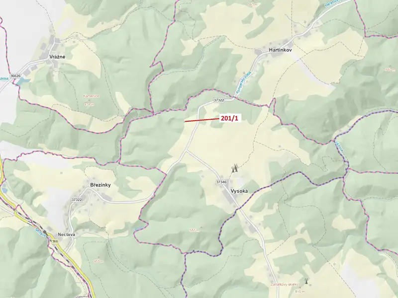 Dražba lesa 92 m², Jenišovice – náhled fotky 1