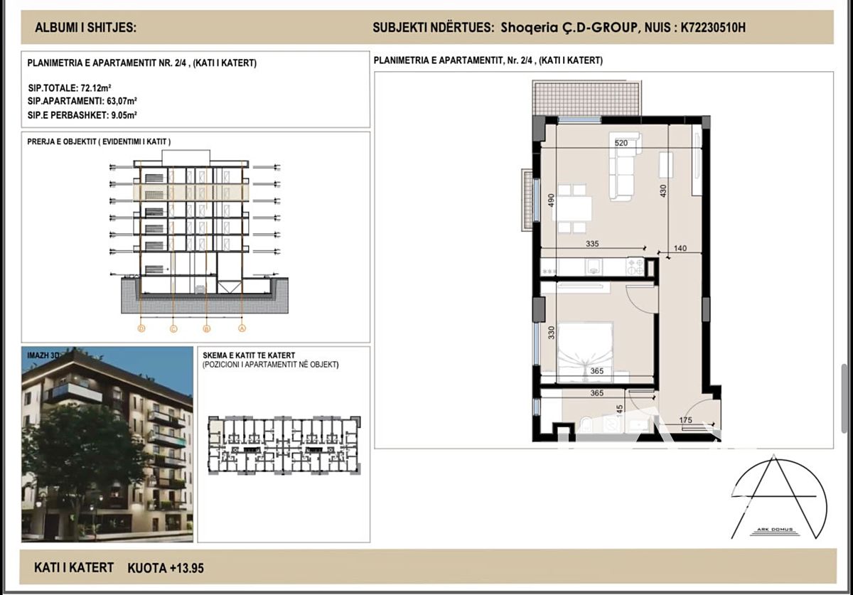 Prodej bytu 2+kk 63 m², Golem – fotka 1 z 3