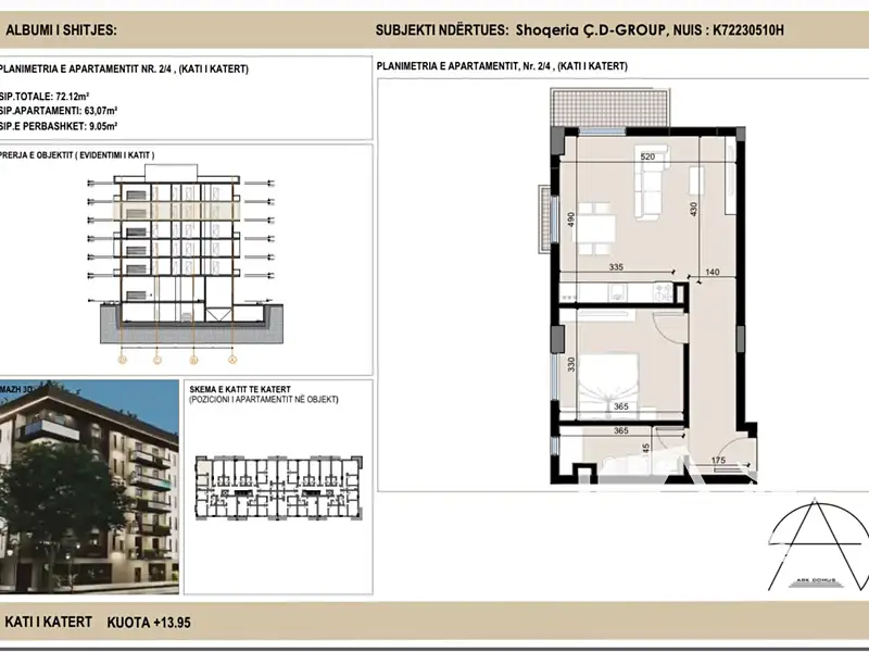 Prodej bytu 2+kk 63 m², Golem – náhled fotky 1