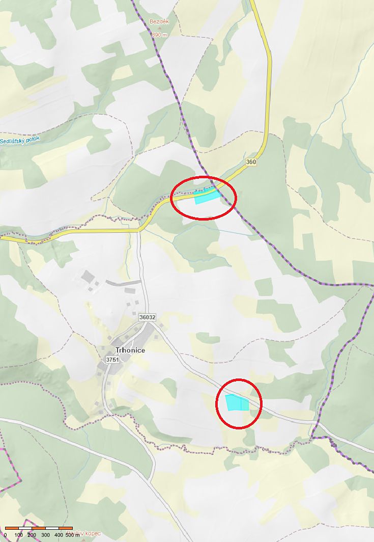 Prodej pole 29552 m², Jimramov – fotka 1 z 3