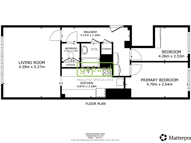 Квартира 3+kk на продаж, 68 м² (2 з 20)