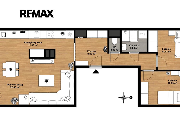 Wohnung 3+kk zum Kauf, 71 m² (3 von 29)