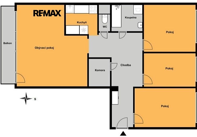 Wohnung 4+kk zur Miete, 83 m² (3 von 10)