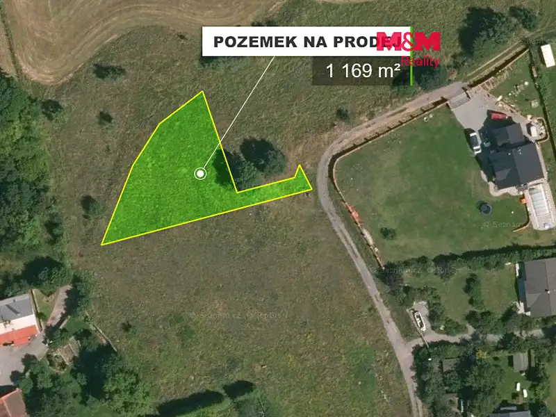 Prodej stavebního pozemku 1169 m², Kamýk nad Vltavou – náhled fotky 1