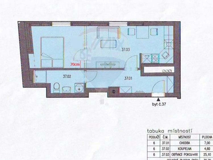 Prodej bytu 2+kk, 39 m² (15 z 20)