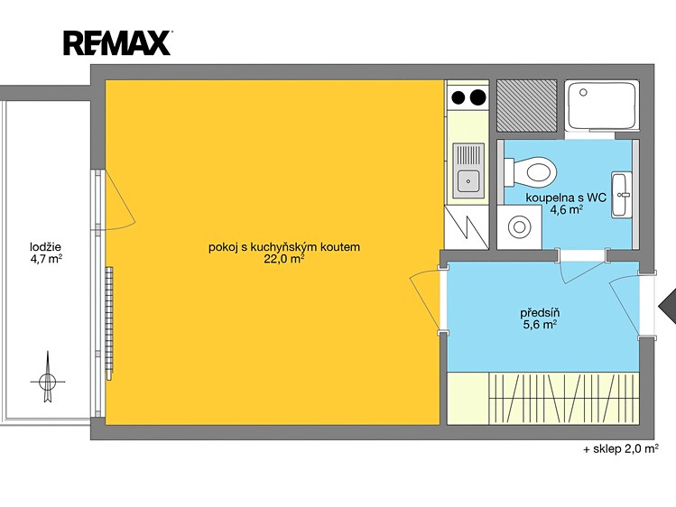 Wohnung 1+kk zum Kauf, 32 m² (13 von 21)