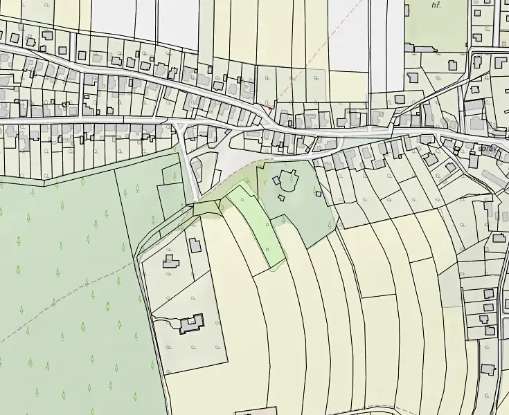 Prodej zahrady 2165 m², Újezd – náhled fotky 2