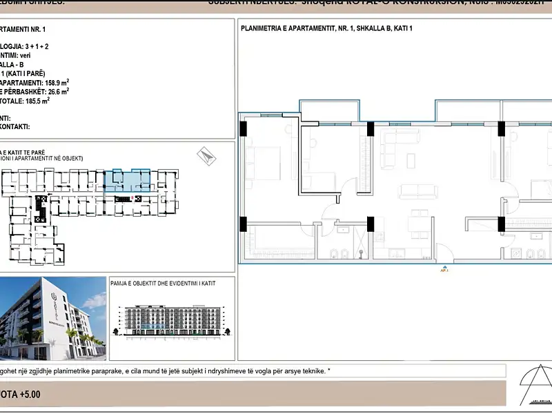 Prodej bytu 4+kk 158 m², Drač – náhled fotky 1