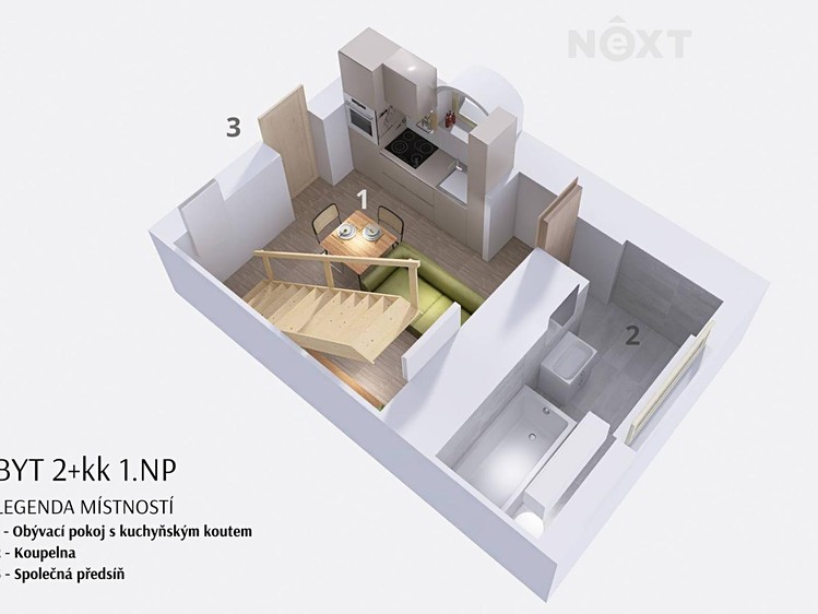 Wohnung 2+kk zum Kauf, 40 m² (16 von 17)