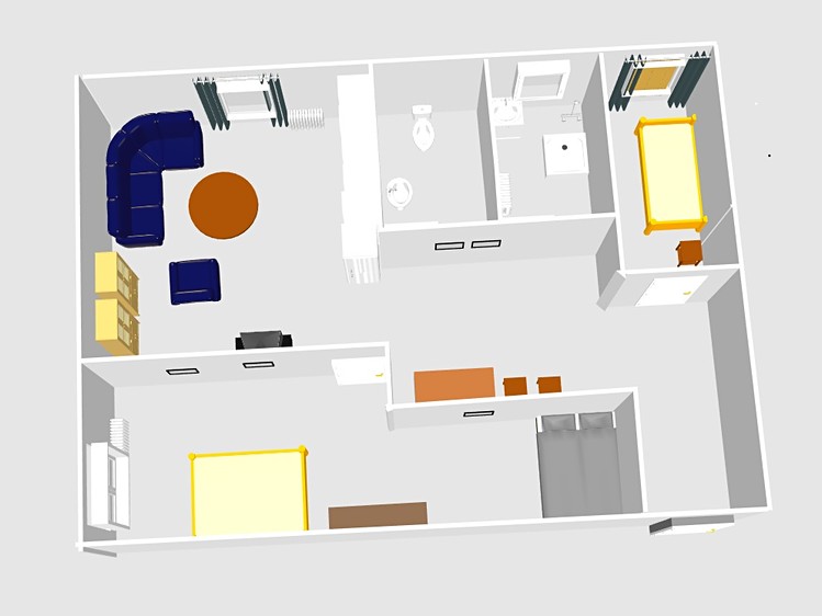 Pronájem bytu 3+kk, 60 m² (11 z 11)