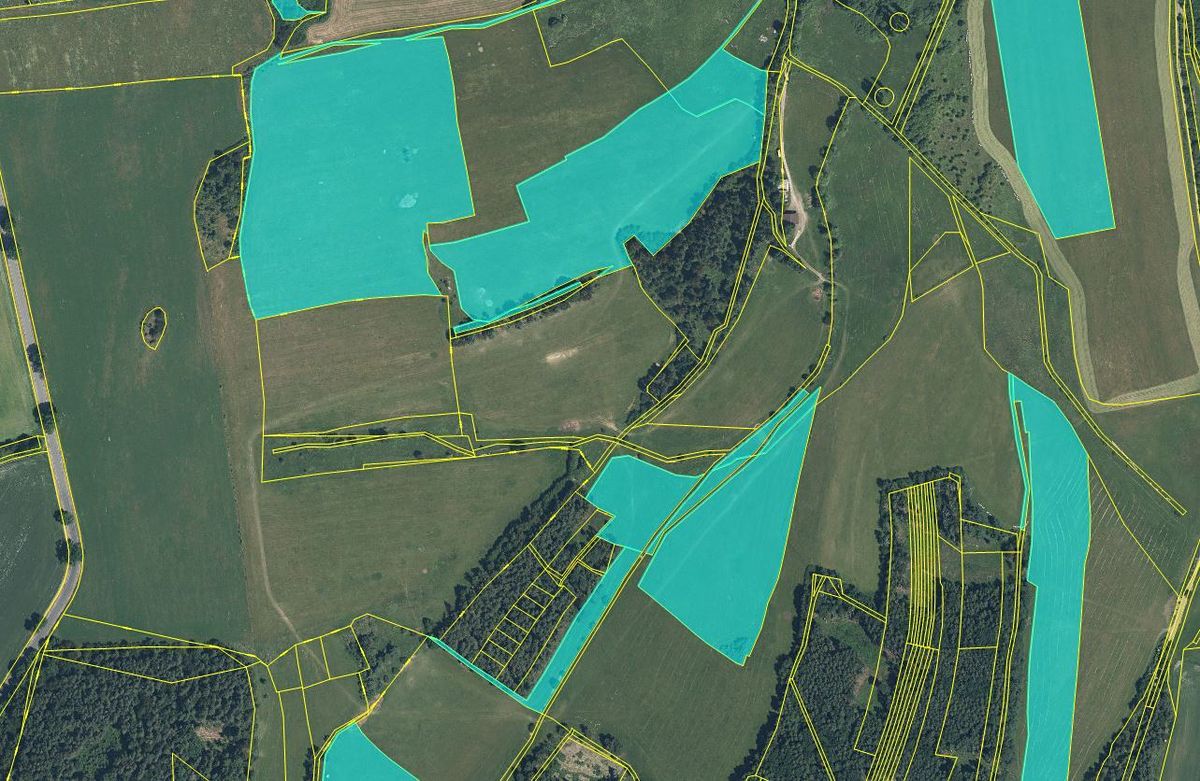 Dražba pozemku 223600 m², Staré Sedlo – fotka 1 z 3
