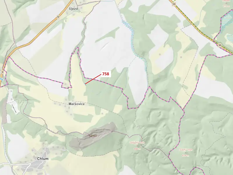 Dražba pozemku 126 m², Chlum – náhled fotky 1